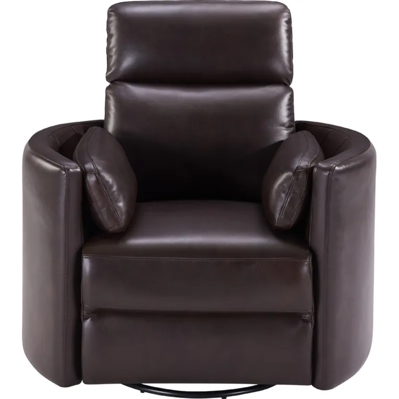 Radius Florence Brown - Powered By Freemotion Cordless Power Swivel Glider Recliner Two Pack