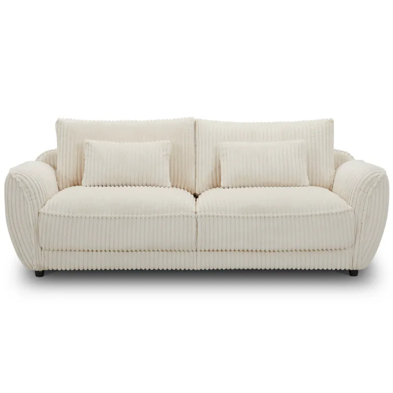 Utopia Mega Ivory Sofa and 2 Chair and Half