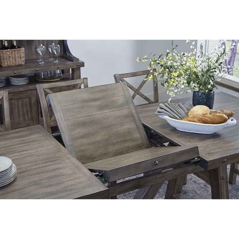 Lodge Dining Counter Height Extendable Dining Table