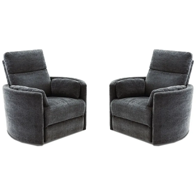 Radius Mediterranean Power Swivel Glider Recliner Two Pack