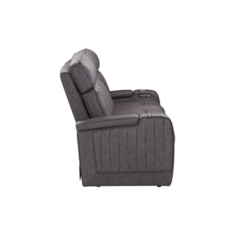 Equinox Mercury Power Reclining Sofa with Drop Down Table