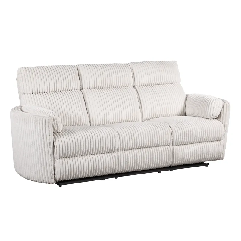 Radius Mega Ivory Power Reclining Sofa Loveseat and Recliner