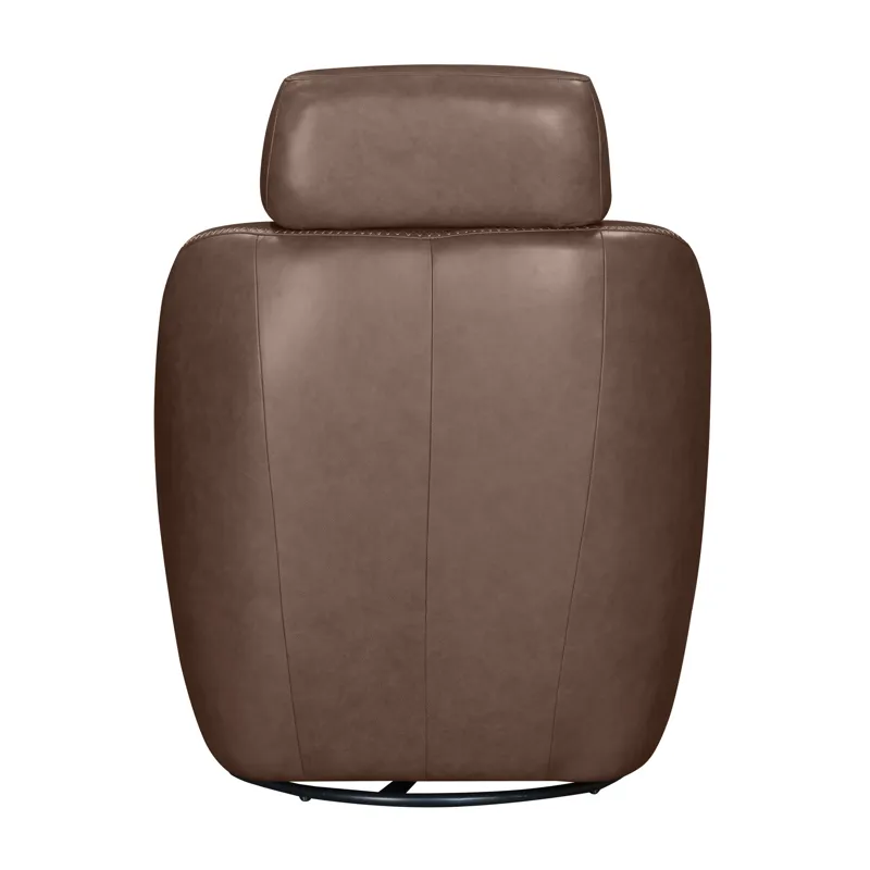 Miles Renaissance Tobacco Swivel Gliding Accent Chair