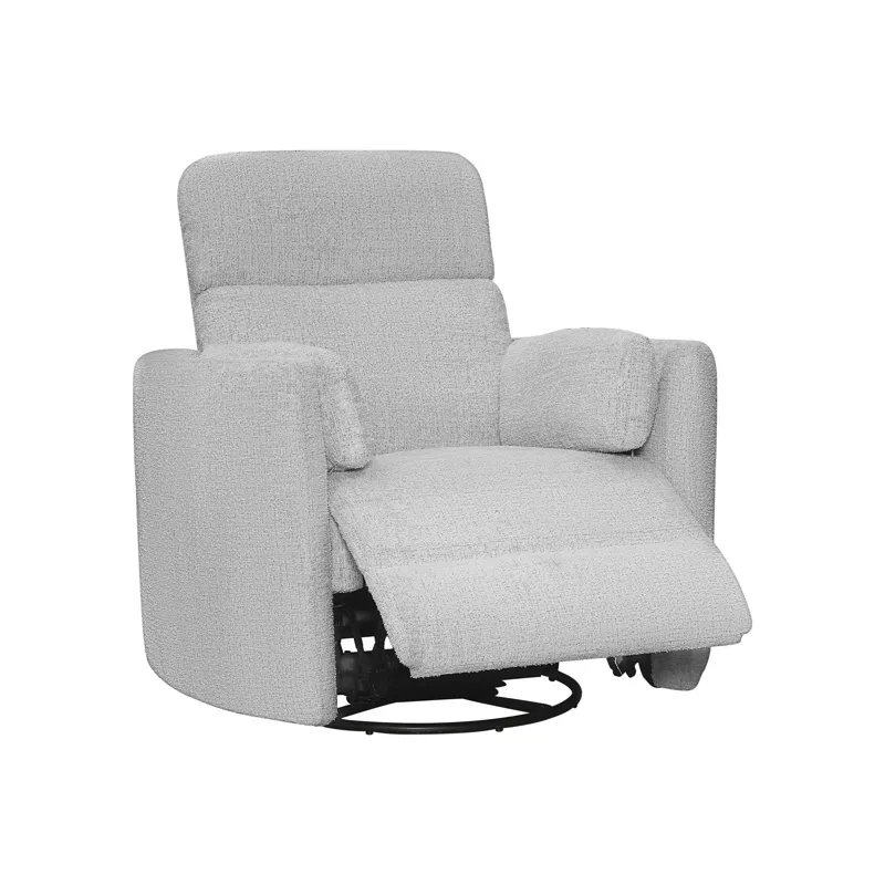 Radius Angora Linen Manual Swivel Recliner Two Pack