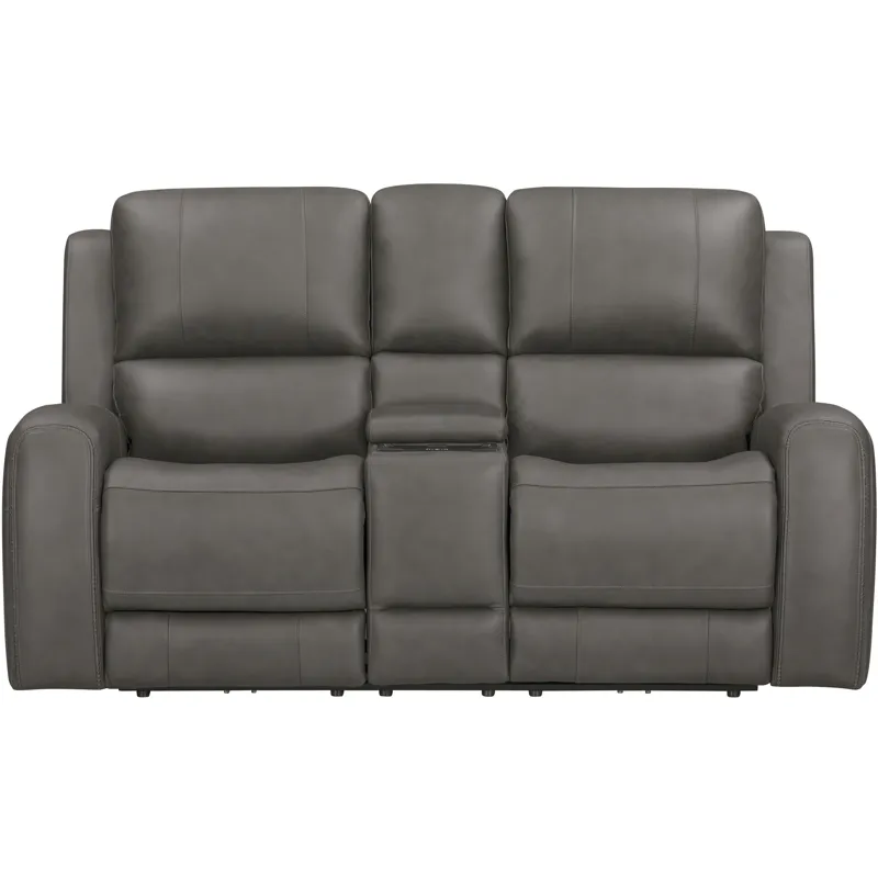Belmont Autumn Fog Zero Gravity Power Reclining Sofa and Loveseat