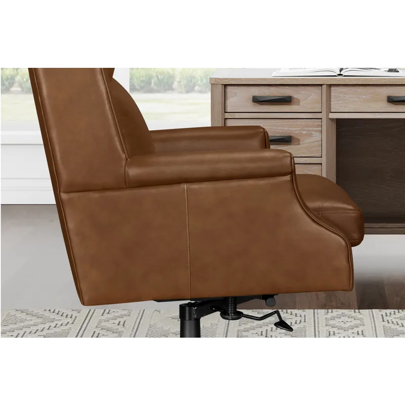 Dc132 Renaissance Chestnut Leather Desk Chair
