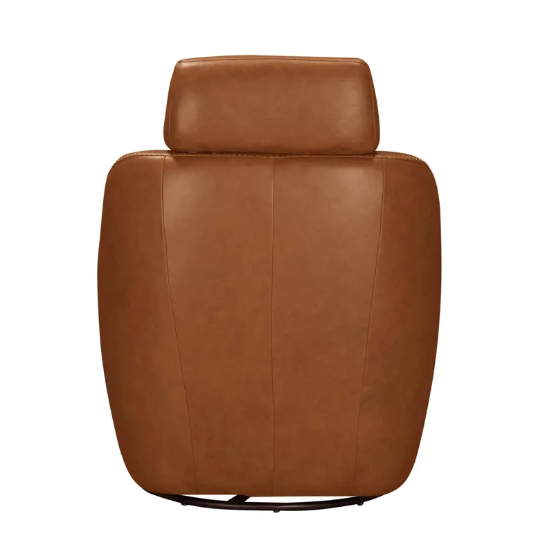 Miles Renaissance Cinnamon Swivel Gliding Accent Chair