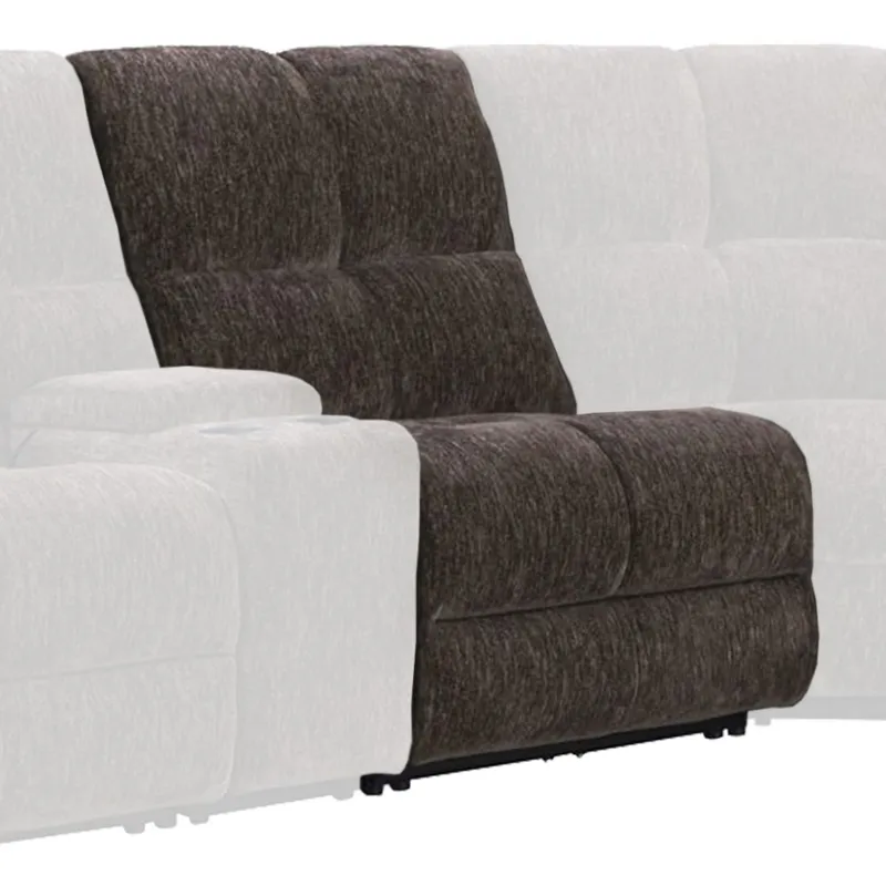 Bronco Power Plush Umber Power Armless Zero Gravity Recliner P2