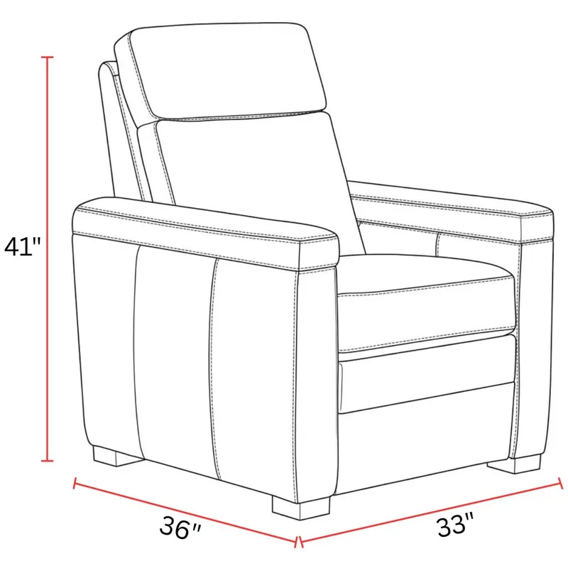 Garrison Renaissance Tobacco Manual Pushback Recliner Two Pack