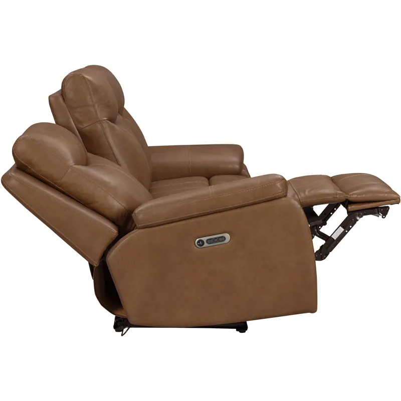 Veracruz Vintage Tan Zero Gravity Power Reclining Sofa Loveseat and Recliner