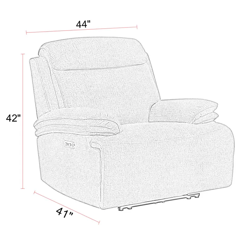 Alpine Airy Midnight Power Zero Gravity Recliner P2