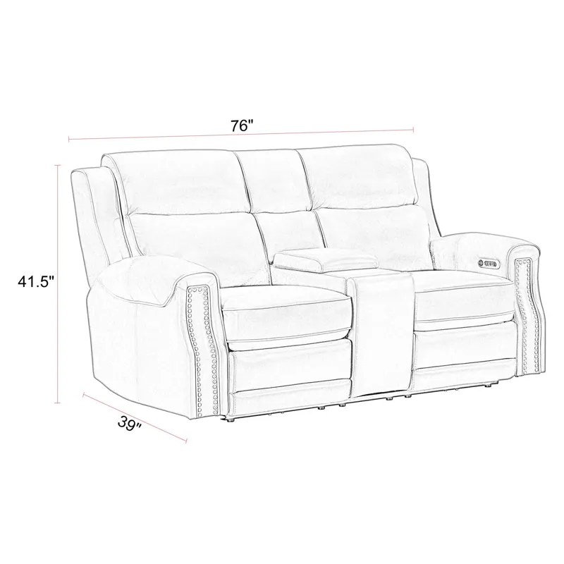 Hensley Marina Dream Power Loveseat