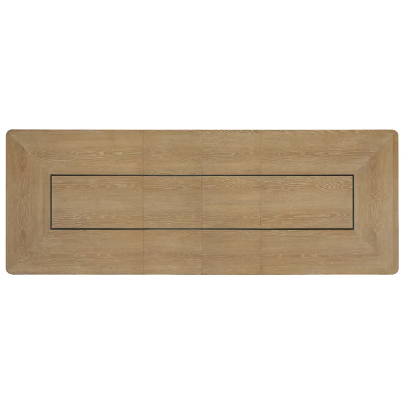 Escape Dining 84 Inch Rectangular Table with 8 Caster Chairs