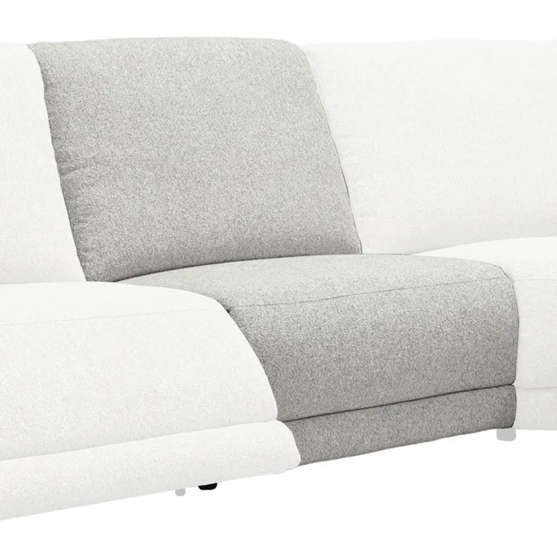 Julianna Crisp Taupe Armless Chair