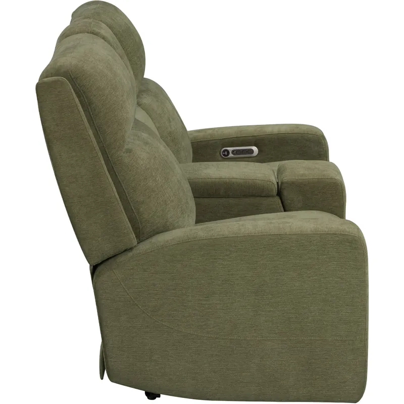Traxton Jasper Moss Power Zero Gravity Sofa Loveseat and Recliner