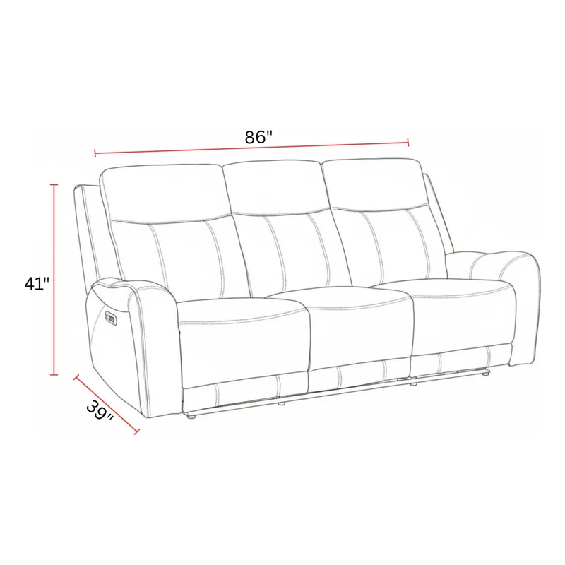 Haywood Butternut Power Reclining Sofa and Loveseat