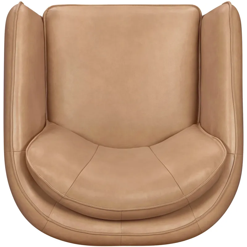 Norwood Renaissance Clay Swivel Glider Accent Chair Two Pack