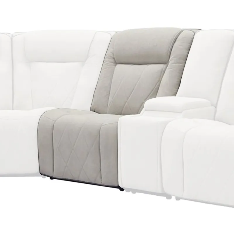 Ian Luxe Mocha Power Zero Gravity Armless Recliner P3