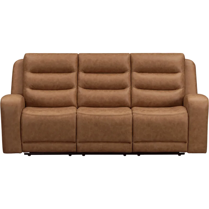 Napa Wrangler Clay Manual Triple Recline Sofa