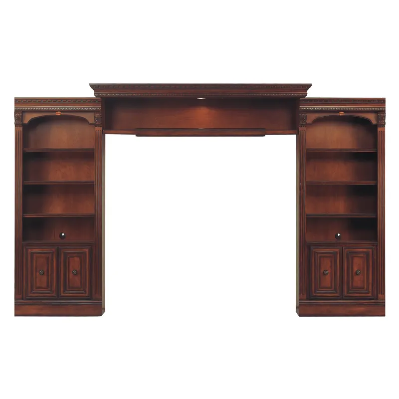 Huntington Expandable Bridge with Shelf and Back Panel