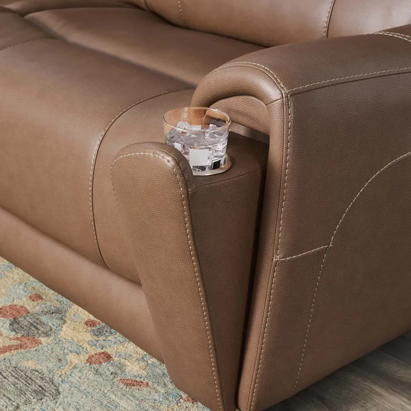 Hancock Apple Cider 6 Piece Zero Gravity Power Reclining Sectional with Power Adjustable Headrests