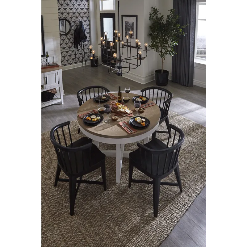 Americana Modern Dining Barrel Dining Chair Two Pack