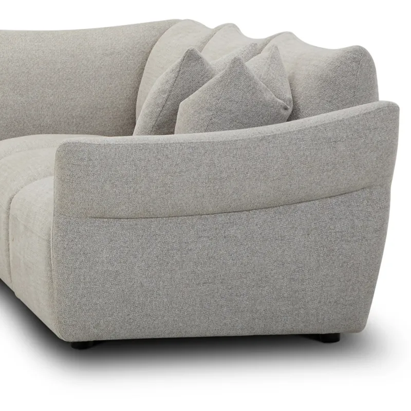 Playful Canes Cobblestone 6 Piece Modular Sectional