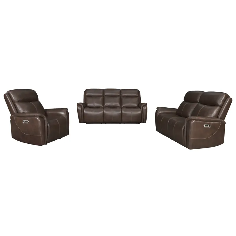 Cascade Auburn Power Reclining Sofa Loveseat and Recliner
