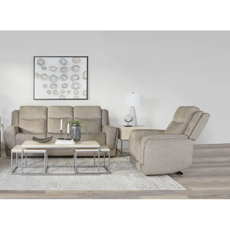 Penfield Frappe Power Reclining Sofa and Recliner