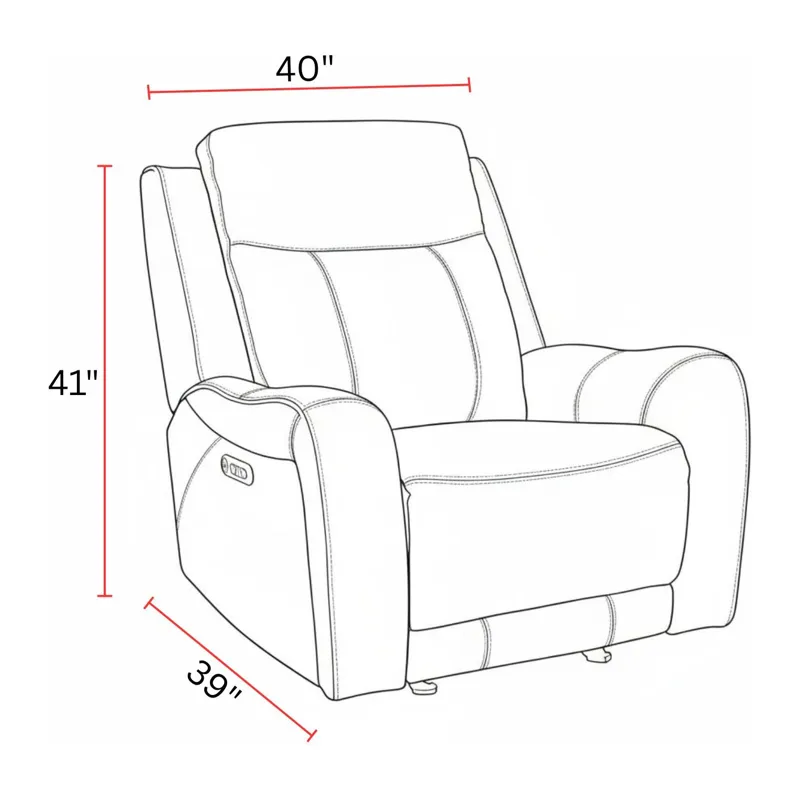 Haywood Butternut Power Reclining Sofa and Recliner