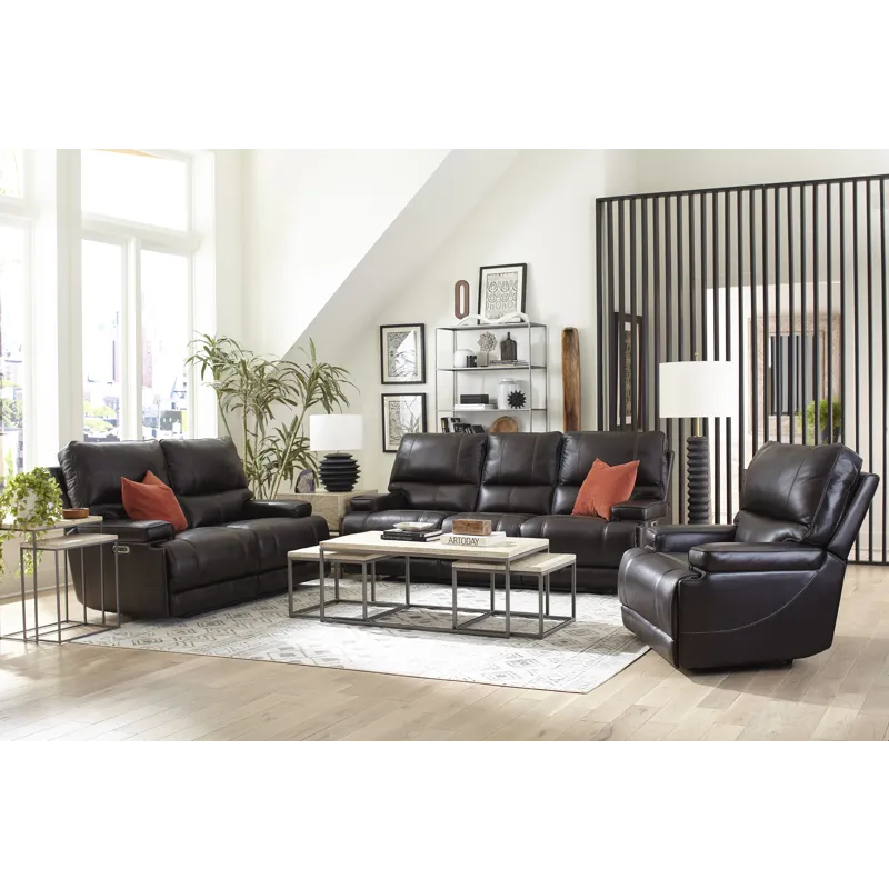 Whitman Verona Coffee - Powered By Freemotion Power Reclining Sofa Loveseat and Recliner