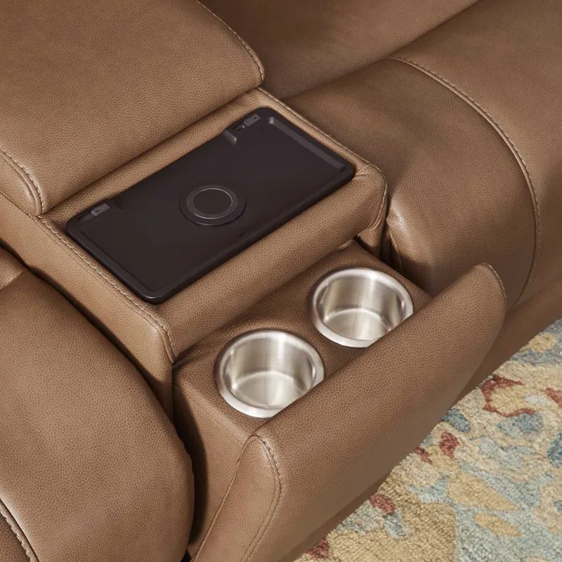 Hancock Apple Cider 6 Piece Zero Gravity Power Reclining Sectional with Power Adjustable Headrests