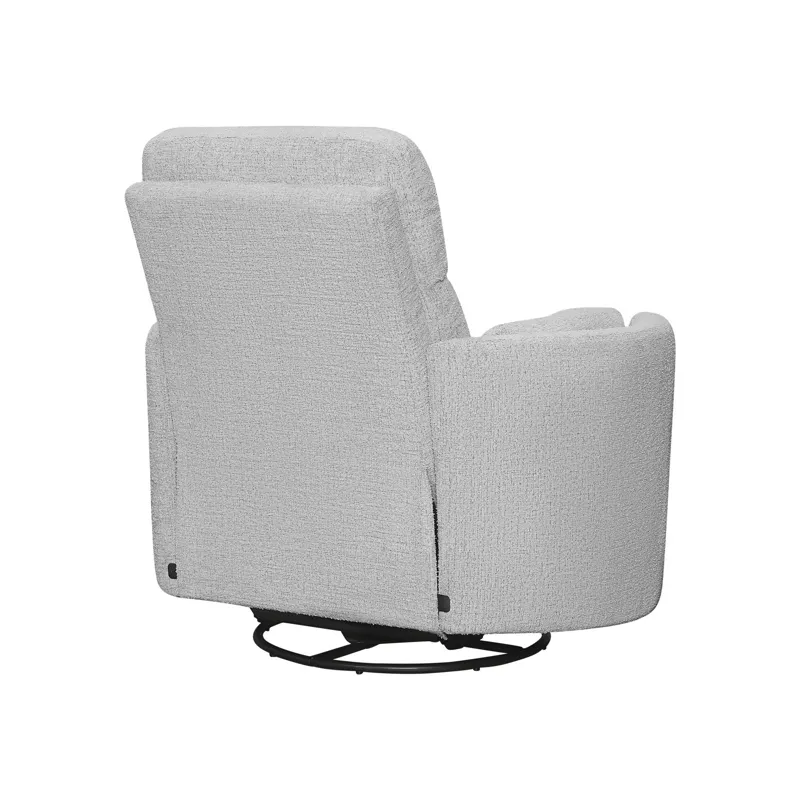 Radius Angora Linen Manual Swivel Recliner Two Pack