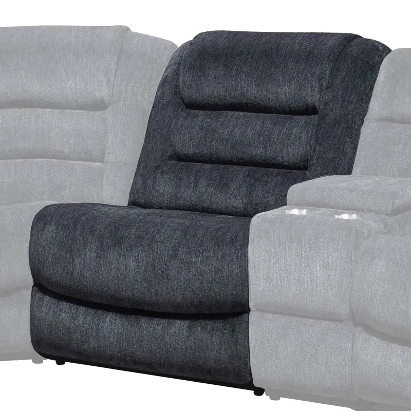 Bolton Misty Storm Armless Recliner
