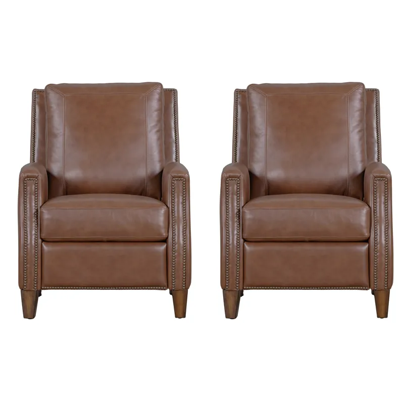 Hunter Chestnut Charm Power Cordless High Leg Recliner P2 Two Pack
