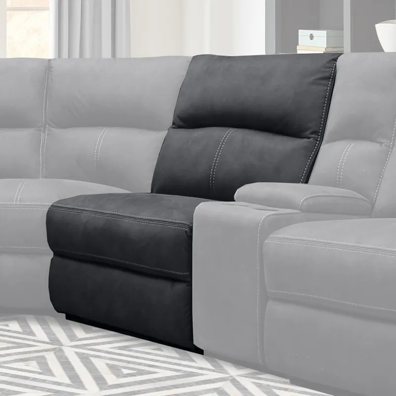 Polaris Slate Armless Recliner
