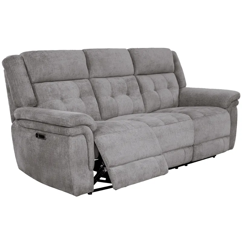 Richland Bristol Grey Power Reclining Sofa