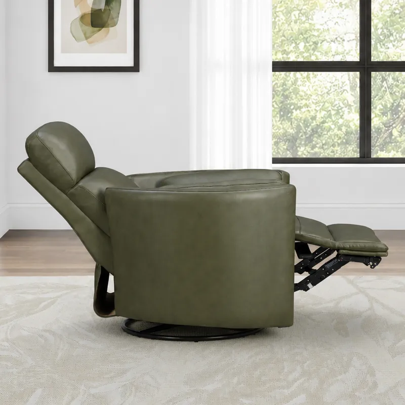 Radius Lyric Sage Swivel Power Glider Recliner Two Pack
