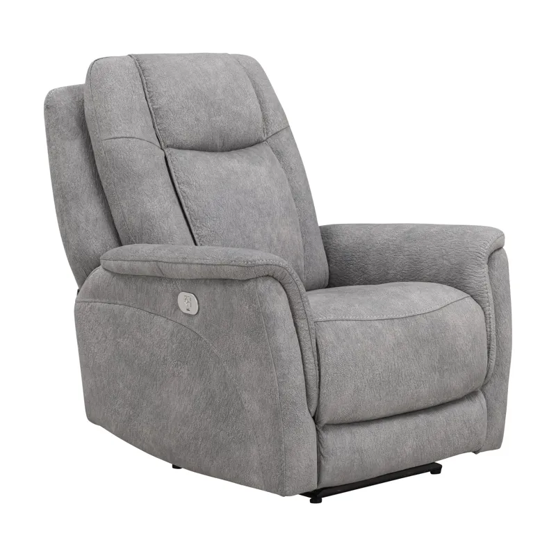 Linus Hudson Grey Zero Gravity Power Recliner Two Pack