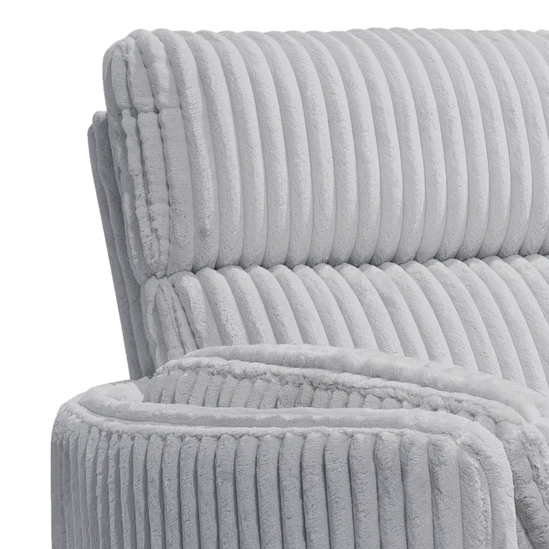 Radius Mega Grey Power Reclining Sofa and Loveseat