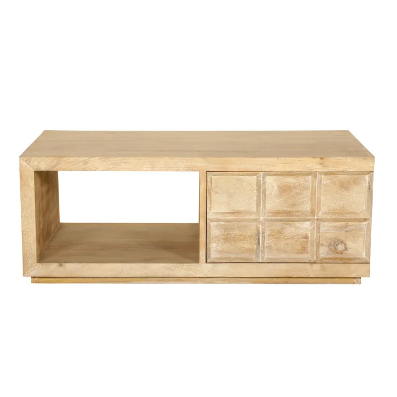 Laguna Rectangular Storage Cocktail Table with 2 End Tables