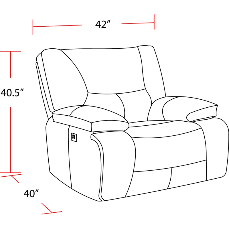 Spartacus Black Power Reclining Sofa and Two Recliners