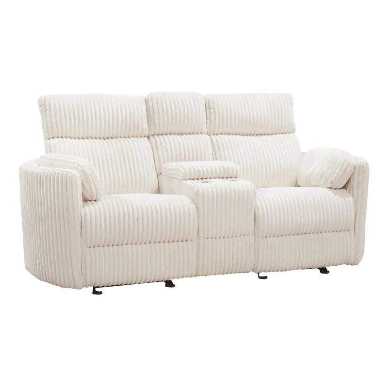 Radius Mega Ivory Power Reclining Sofa Loveseat and Recliner