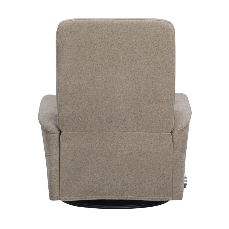 Gemini Snazzy Taupe Manual Swivel Glider Recliner