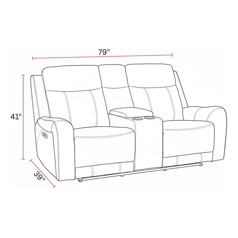 Haywood Butternut Power Reclining Sofa and Loveseat