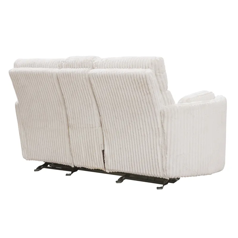 Radius Mega Ivory Power Reclining Sofa Loveseat and Recliner