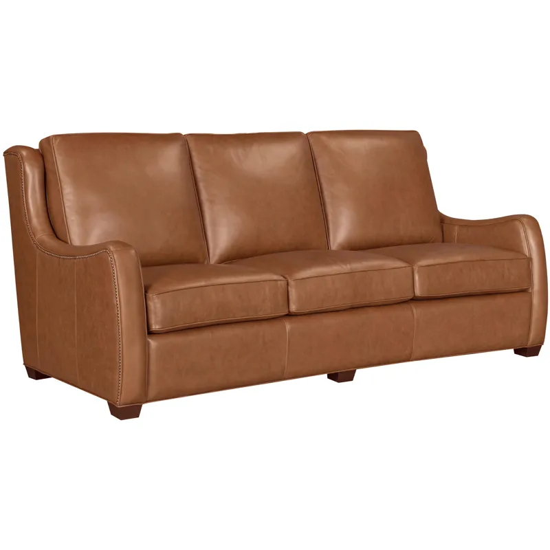 Channing Renaissance Cinnamon Stationary Sofa