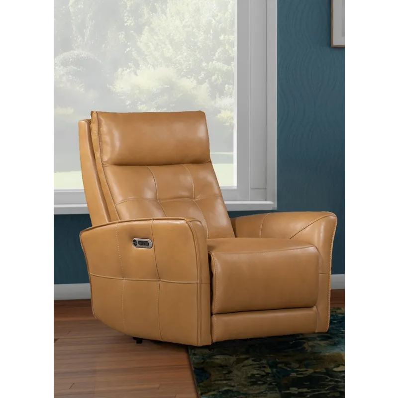 Gershwin Lucca Butterscotch Power Reclining Sofa and Recliner