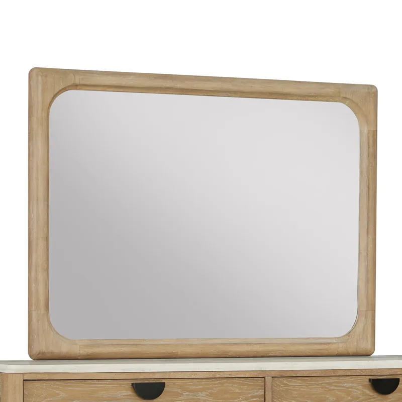 Escape Bedroom Queen Panel Bed with Dresser and Mirror