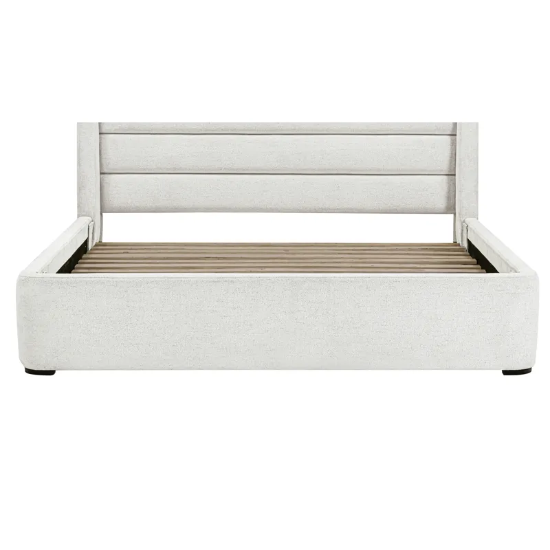 Giorgio Dreamy Linen Queen Upholstered Footboard with slats